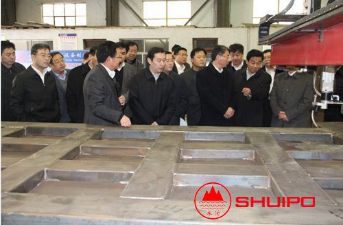 山東省副省長(zhǎng)張超超來水泊焊割考察